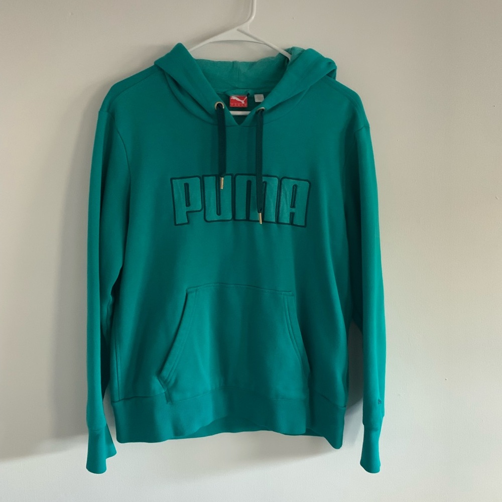 Teal Puma Hoodie